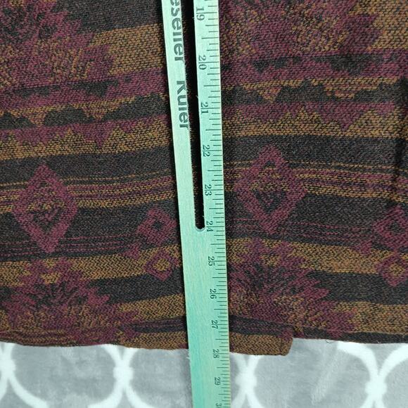 Sam Edelman Jacket Womens Small Aztec Fringe Western Wool Blend Coat - Picture 7 of 8